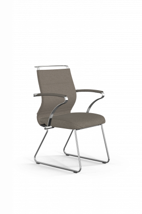Кресло ErgoLife Sit Well M4-167K, песочный/хром в Екатеринбурге - germes-mebel.ru | фото
