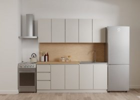 Кухня Мори Сатин/Сатин2.0м в Екатеринбурге - germes-mebel.ru | фото