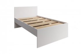 Кровать с нишей под ящики МОРИ КРМЯ 1200.1 белый в Екатеринбурге - germes-mebel.ru | фото