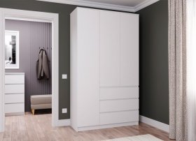 Шкаф Мори МШ1200.1, белый в Екатеринбурге - germes-mebel.ru | фото