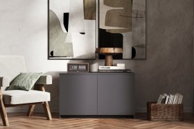 Антресоль/тумба Мори МА 900.1, графит в Екатеринбурге - germes-mebel.ru | фото