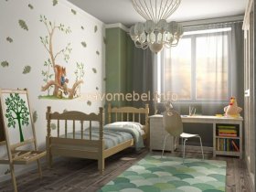 АЛЕНКА Кровать детская в Екатеринбурге - germes-mebel.ru | фото