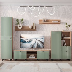 Гостиная Олива эвкалипт софт в Екатеринбурге - germes-mebel.ru | фото