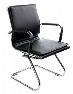 Кресло для посетителя Бюрократ CH-993-Low-V/Black на черный в Екатеринбурге - germes-mebel.ru | фото