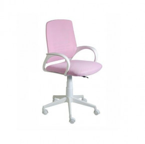 Кресло Ирис White сетка/ткань розовая в Екатеринбурге - germes-mebel.ru | фото