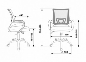 Кресло компьютерное CH-695N/SL/BLACK в Екатеринбурге - germes-mebel.ru | фото