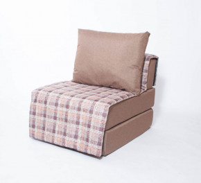 Кресло-кровать бескаркасное Харви (коричневый-квадро беж) в Екатеринбурге - germes-mebel.ru | фото