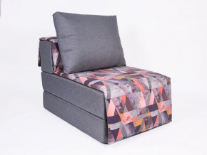 Кресло-кровать бескаркасное Харви (серый-сноу манго) в Екатеринбурге - germes-mebel.ru | фото