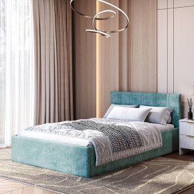 Кровать 120*200 см Ника КР-08 шарли бриз в Екатеринбурге - germes-mebel.ru | фото