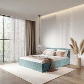 Кровать 160*200 см Ника КР-18 шарли бриз в Екатеринбурге - germes-mebel.ru | фото