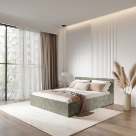 Кровать 140*200 см Ника КР-13 муссон в Екатеринбурге - germes-mebel.ru | фото