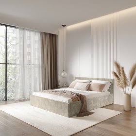 Кровать 160*200 см Ника КР-18 мокко в Екатеринбурге - germes-mebel.ru | фото