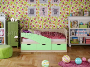 Кровать Бабочки (Салатовый матовый) 1600 в Екатеринбурге - germes-mebel.ru | фото
