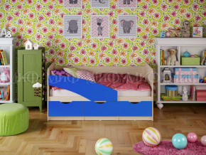 Кровать Бабочки (Синий матовый) 1800 в Екатеринбурге - germes-mebel.ru | фото