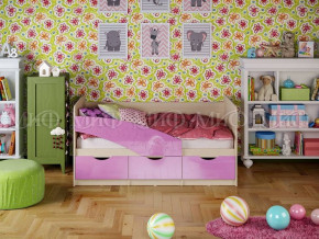 Кровать Бабочки (Сиреневый металлик) 1600 в Екатеринбурге - germes-mebel.ru | фото
