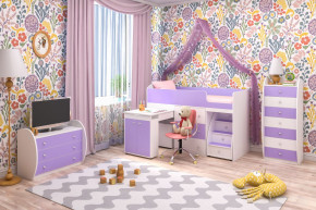 Кровать-чердак Малыш (700*1600) малый в Екатеринбурге - germes-mebel.ru | фото