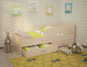 Кровать детская Антошка (Кроха) + бортики (на латах) 800*1900 в Екатеринбурге - germes-mebel.ru | фото
