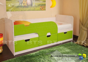 Кровать детская Минима Лего 1.86 (лиловый сад/дуб атланта) в Екатеринбурге - germes-mebel.ru | фото
