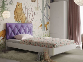 Кровать Милана (900) Каретная стяжка, на щитах в Екатеринбурге - germes-mebel.ru | фото