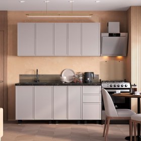 Кухня 1,8 м Астрид моно айриш в Екатеринбурге - germes-mebel.ru | фото