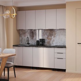 Кухня 2,0 м Эко кашемир в Екатеринбурге - germes-mebel.ru | фото