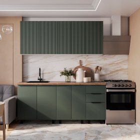 Кухня София 1,8 м авокадо в Екатеринбурге - germes-mebel.ru | фото