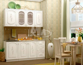 ЛИЗА-2 Кухонный гарнитур 1,7 Белый глянец холодный в Екатеринбурге - germes-mebel.ru | фото