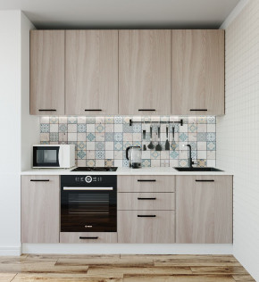 Кухонный гарнитур Шимо 2200 (Стол. 26мм) в Екатеринбурге - germes-mebel.ru | фото