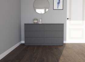 Комод Мори МК 1380.6/2, Графит в Екатеринбурге - germes-mebel.ru | фото