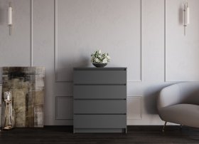 Комод Мори МК800.4, Графит в Екатеринбурге - germes-mebel.ru | фото