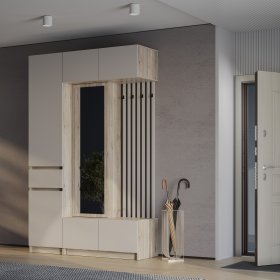 Прихожая Багира дуб смоки/кашемир в Екатеринбурге - germes-mebel.ru | фото