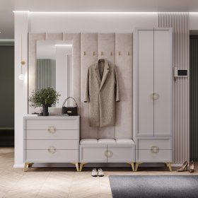 Прихожая Эстетика кашемир в Екатеринбурге - germes-mebel.ru | фото