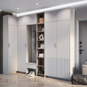 Прихожая Пандора кашемир/айриш в Екатеринбурге - germes-mebel.ru | фото