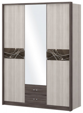 Шкаф 3-х дверный с зеркалом Шк68.2 МС Николь в Екатеринбурге - germes-mebel.ru | фото