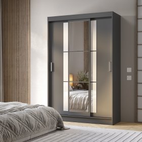 Шкаф-купе ШКК-03 Денвер графит в Екатеринбурге - germes-mebel.ru | фото