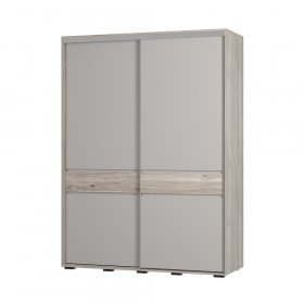 Шкаф-купе Крафт-10 ШКК-06 дуб смоки/кашемир в Екатеринбурге - germes-mebel.ru | фото