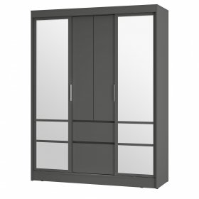 Шкаф-купе ШКК-06 Симпл графит в Екатеринбурге - germes-mebel.ru | фото