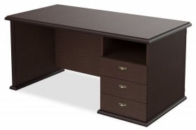 Стол для руководителя Raut RDT 168.A(R), венге в Екатеринбурге - germes-mebel.ru | фото