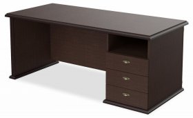 Стол для руководителя Raut RDT 188.A(R), венге в Екатеринбурге - germes-mebel.ru | фото