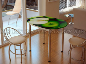 Стол обеденный с принтом Зеленое яблоко (1000*700) БТС в Екатеринбурге - germes-mebel.ru | фото