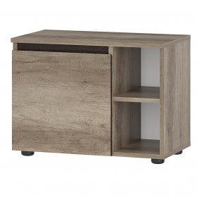Тумба прикроватная Энигма ТБ-14 дуб каньон/венге в Екатеринбурге - germes-mebel.ru | фото